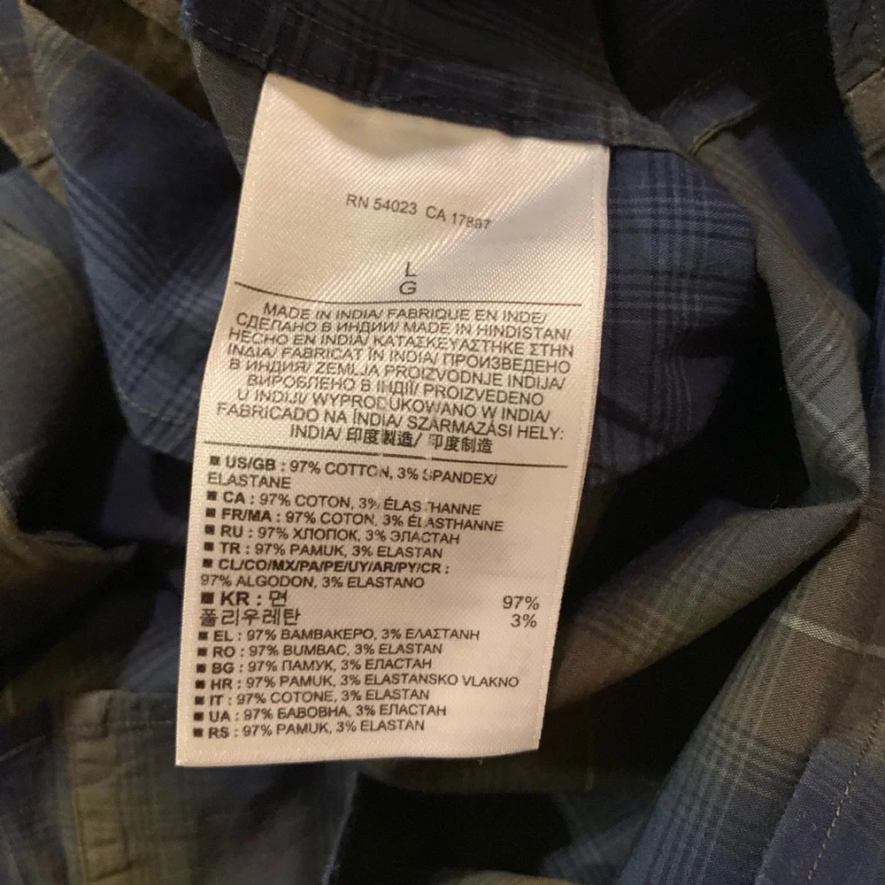 Banana Republic Slim Fit Plaid Button-Up Dress Shirt